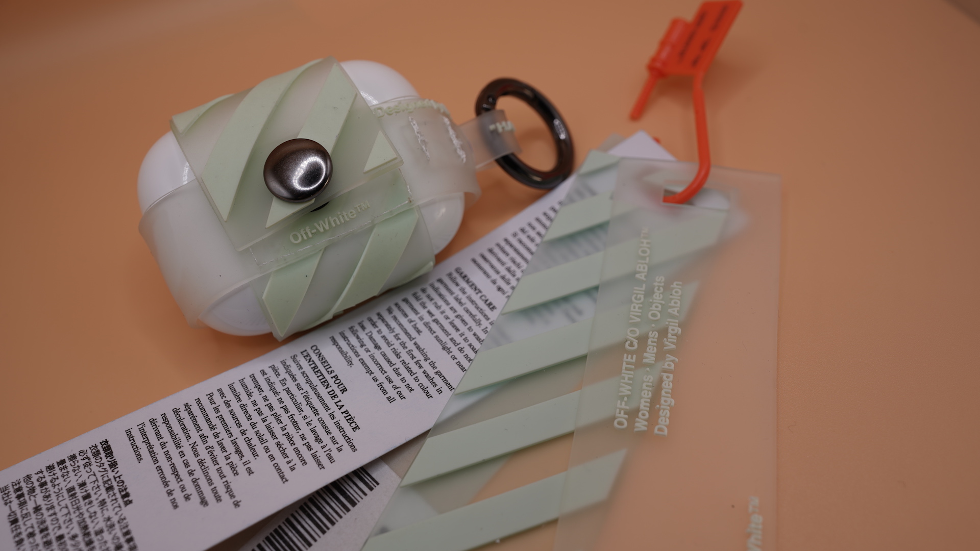 Off-White Tag AirPods Case – Dread The Builder