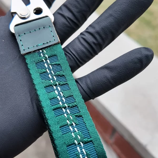 Mini Off-White Keychain | Emerald Green |